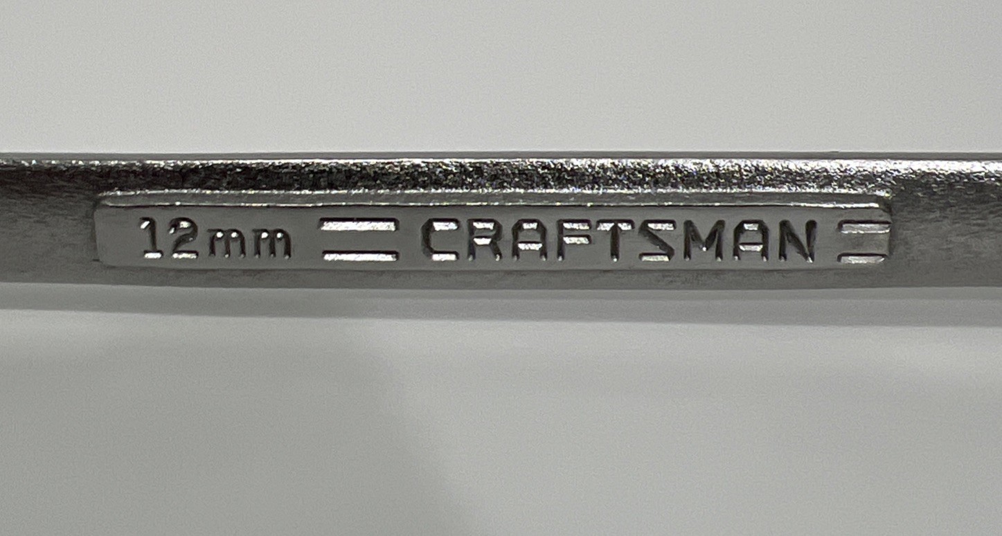 Vintage Craftsman 12mm Metric Combination Wrench Metric 12pt VV-42916 USA