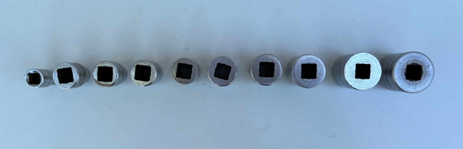 SK S-K Tools 1/2″ Drive SAE 12 Point & 6 Point Sockets + Adapter – 10 Piece Set
