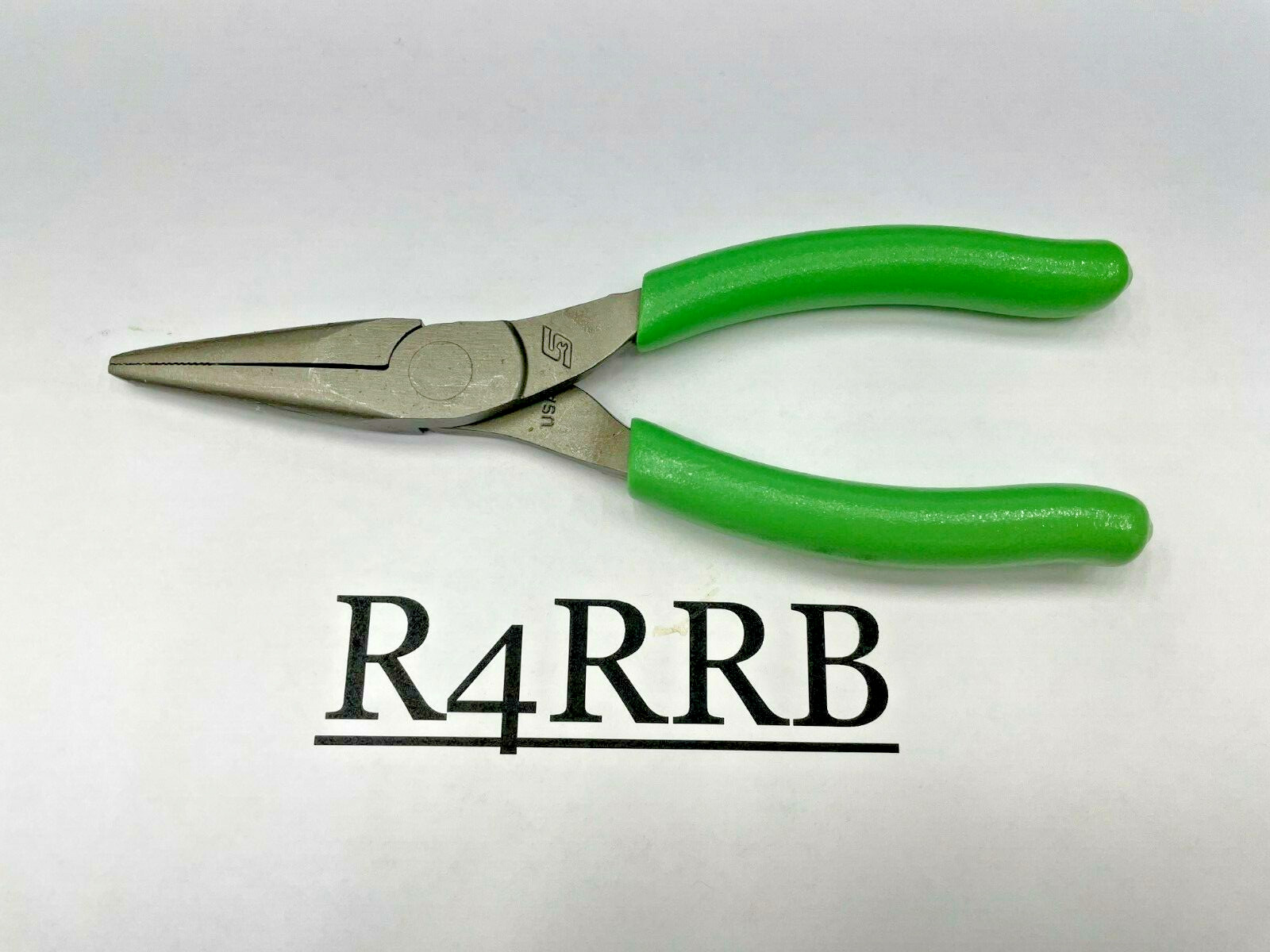Snap-On Tools USA NEW GREEN Soft Grip 6″ Small Size Needle Nose Pliers 95ACFG