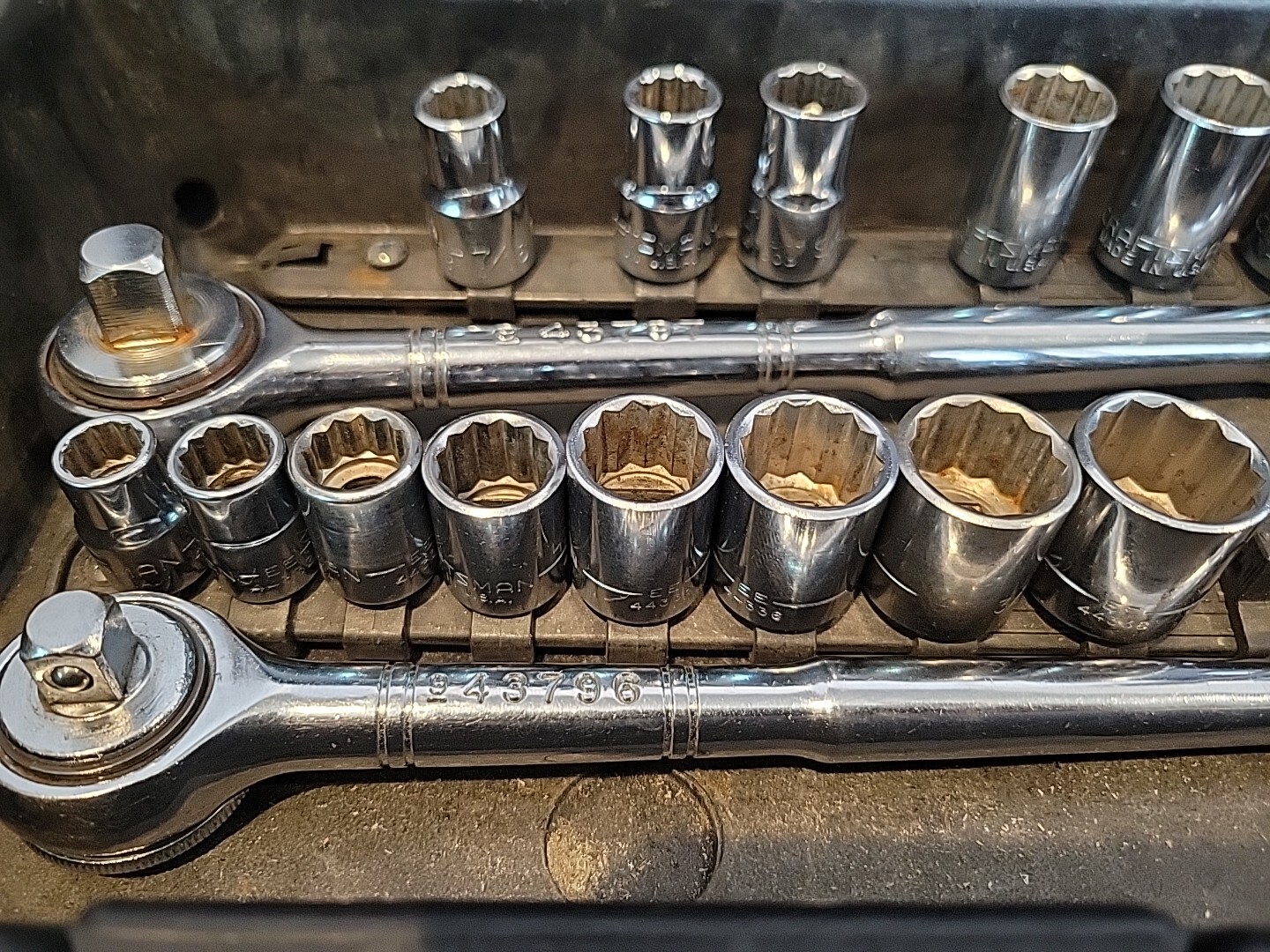 Vintage Craftsman 56 pc Metric & SAE Socket Set
