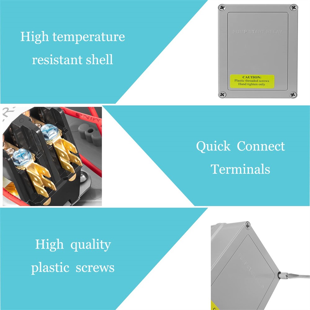 1522 Pump Start Relay for Irrigation Systems with 3 HP / 110V / 220V 24V Coil