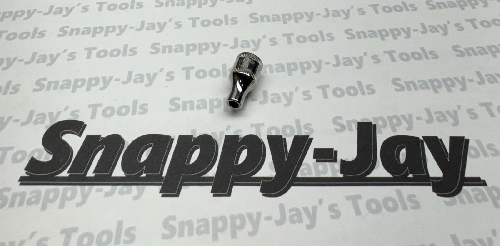 Snap-on Tools USA NEW 1/4″ Drive 4mm METRIC 6pt Shallow Chrome Socket TMM4