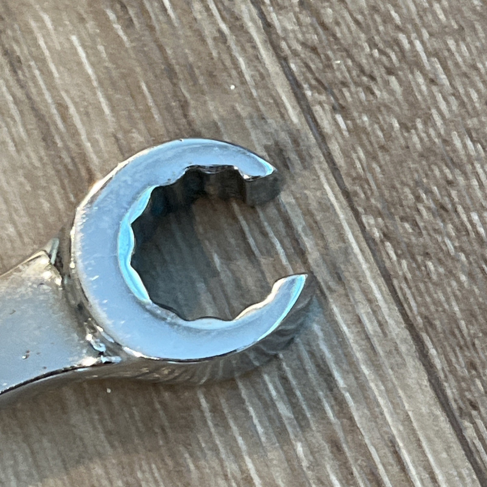 Snap On 5/8″-11/16″ 6PT SAE Chrome Flare Nut End Wrench RXFS2022A