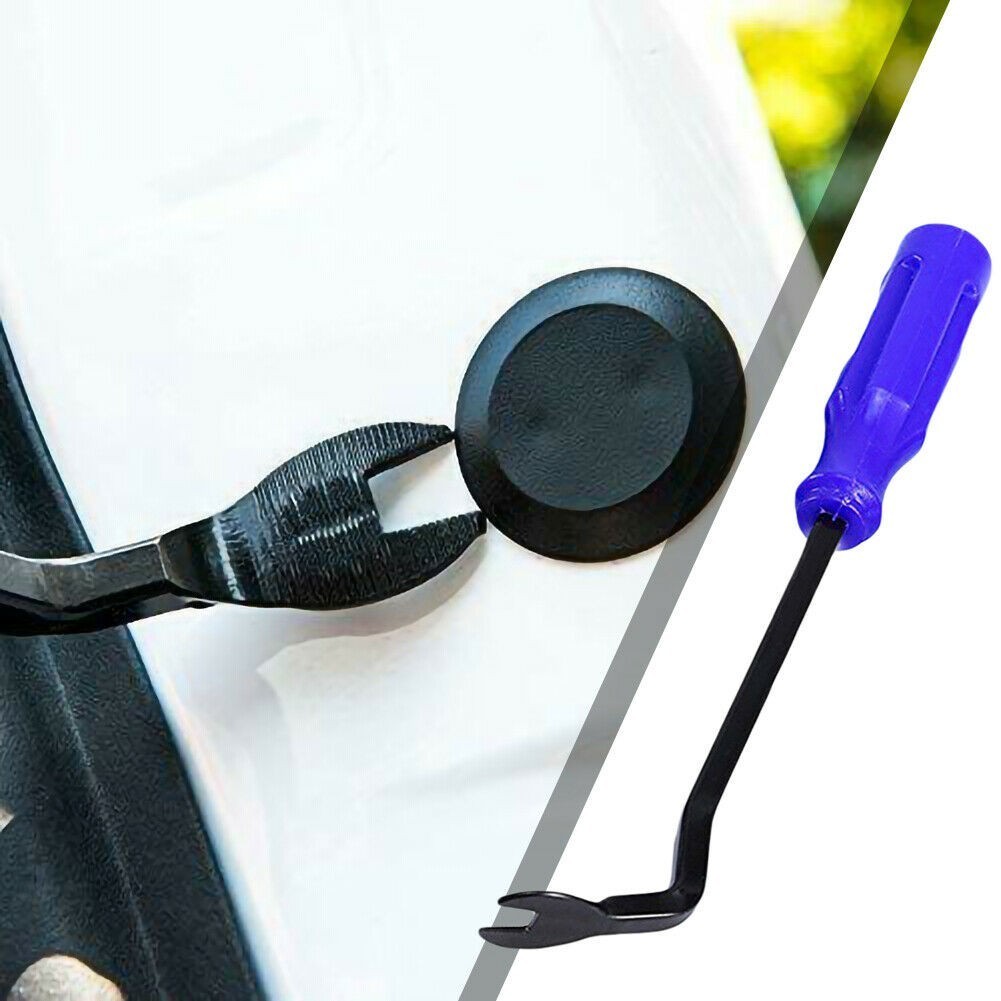 ABS Plastic Removal Tools Set Auto Blue Car Dashboard Emblems Fastener