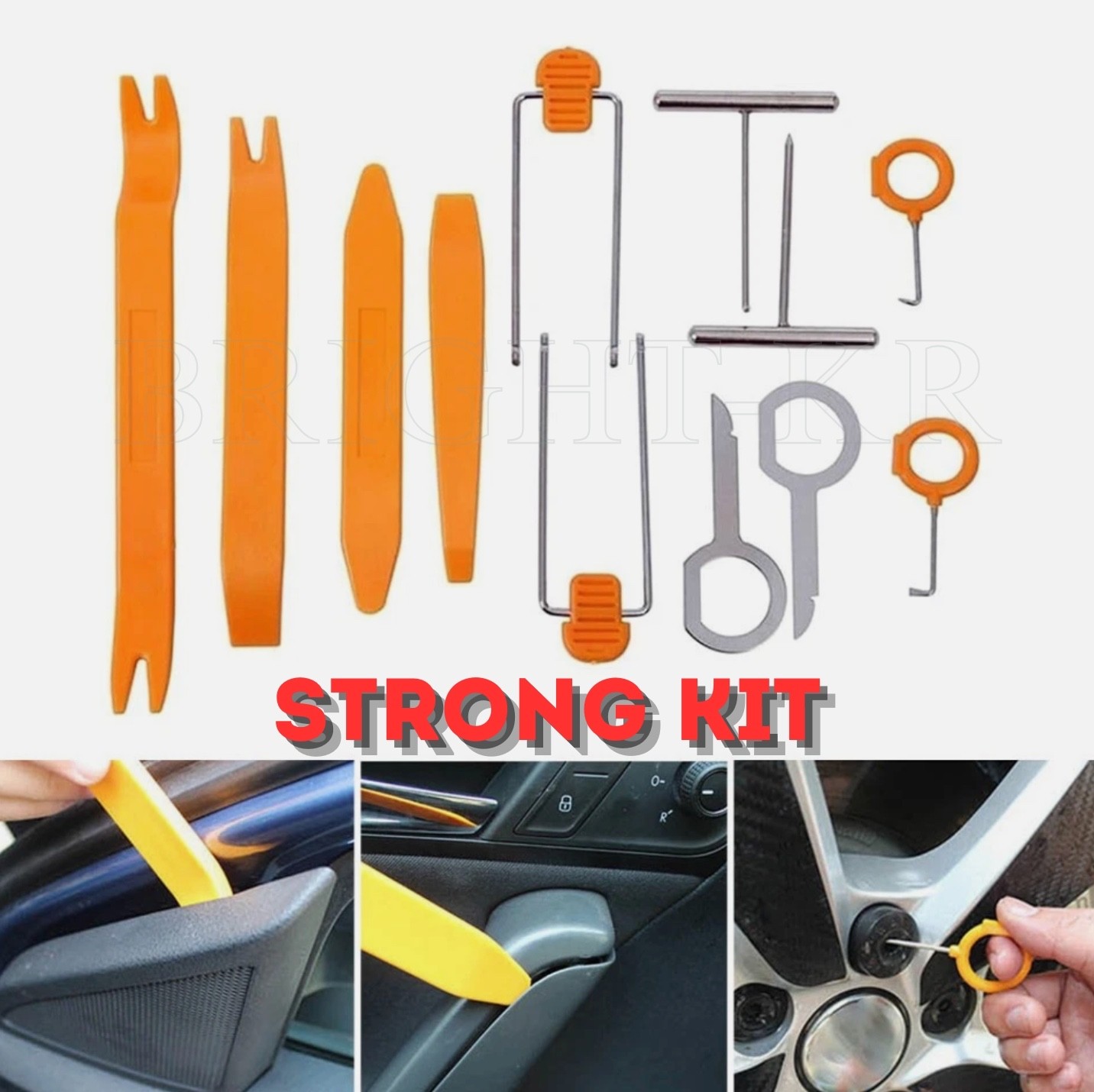 12x For MINI COOPER R53 R56 F56 INTERIOR EXTERIOR STRONG PRY TRIM REMOVAL TOOLS