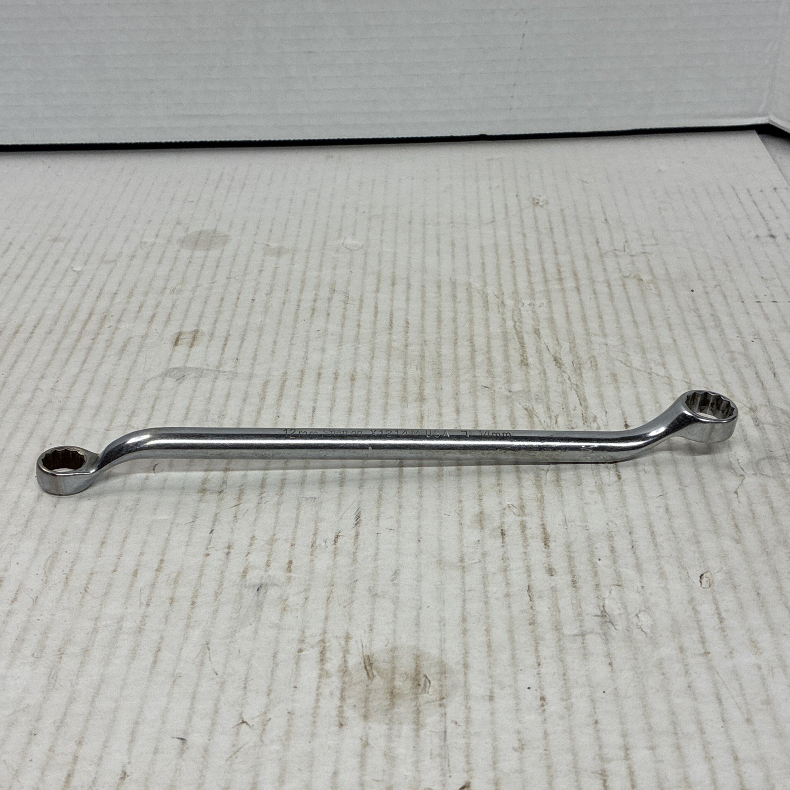 Snap-On X1214M Offset Boxed End Wrench 12mm-14mm Great Shape