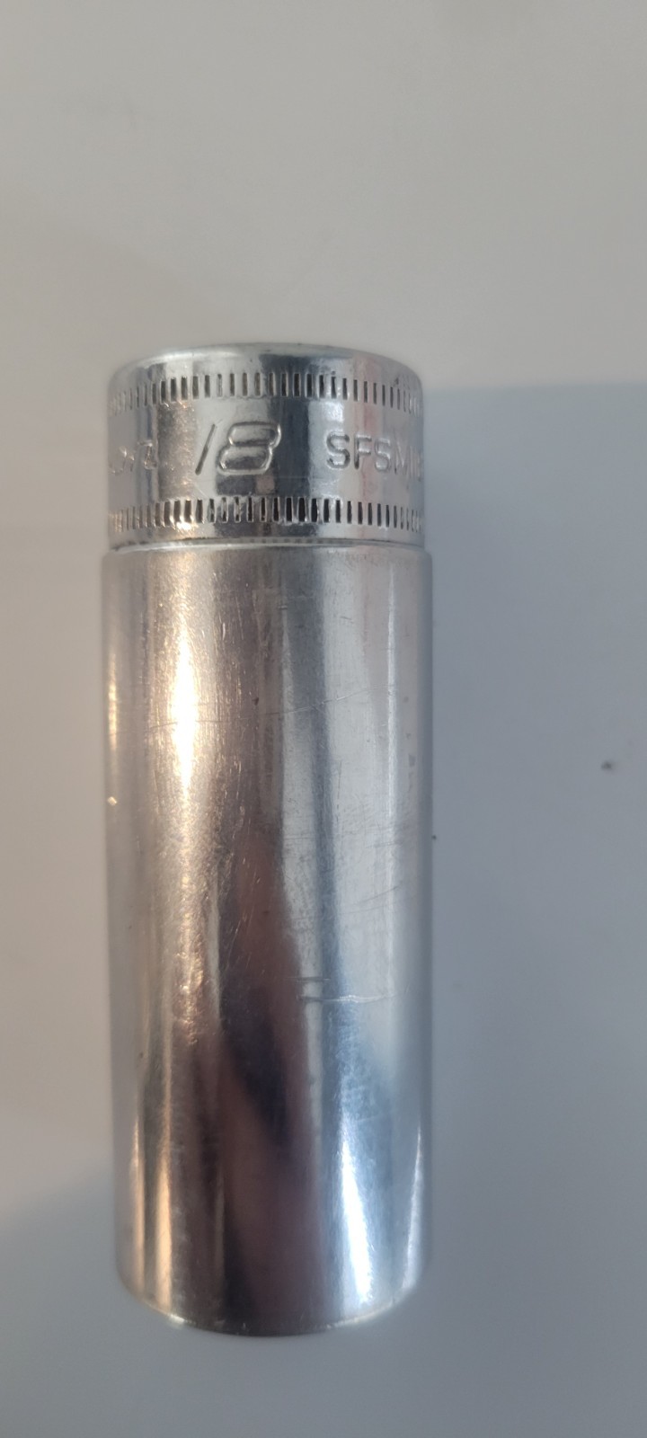 Snap On Tools SFSM18 3/8 Drive Chrome 18 mm 6 Pt Deep Socket