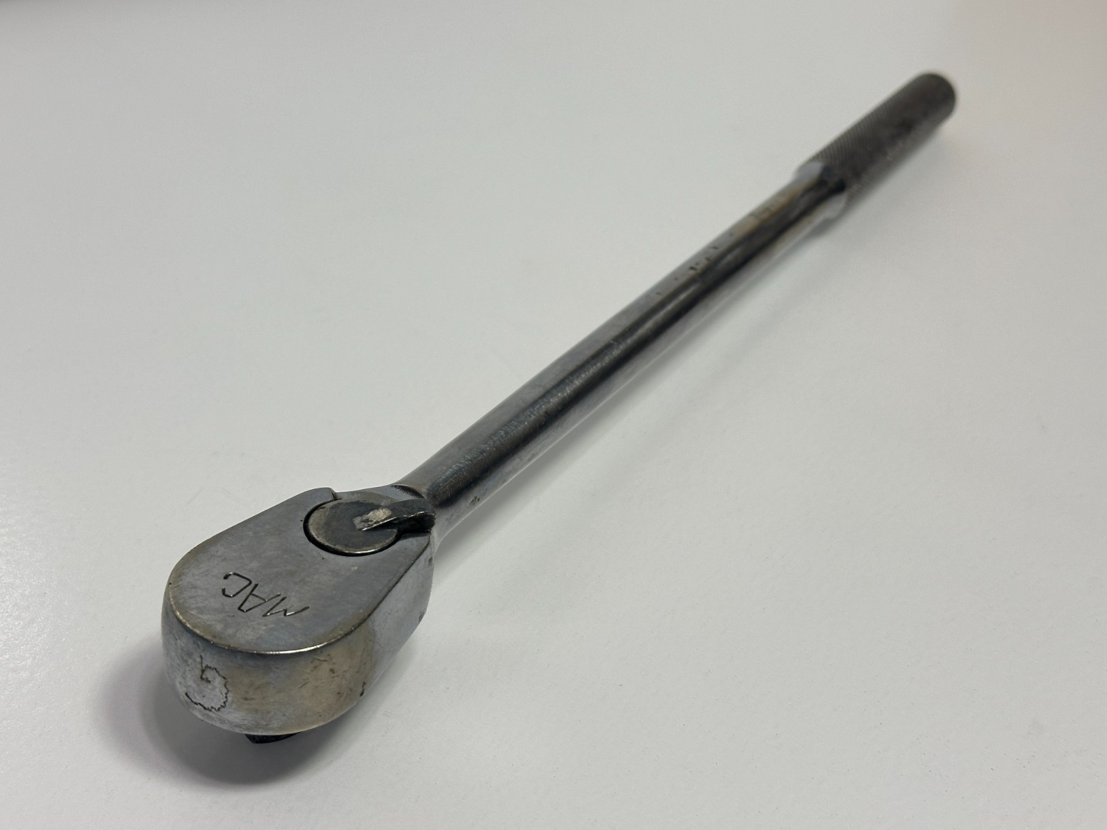 🇺🇸 MAC Tools USA VR15 1/2″ Drive 15″ Long Chrome Knurled Grip Handle Ratchet