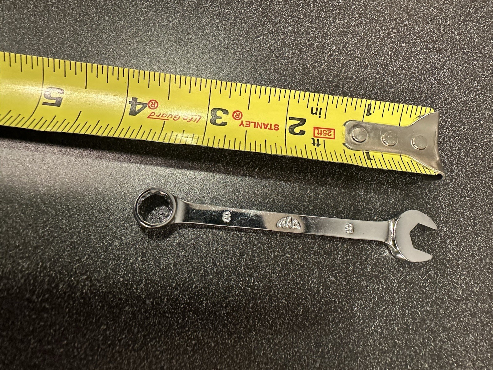 NOS New Old Stock MAC Tools Metric 8 Wrench M8CWR Made In The USA 12 Point