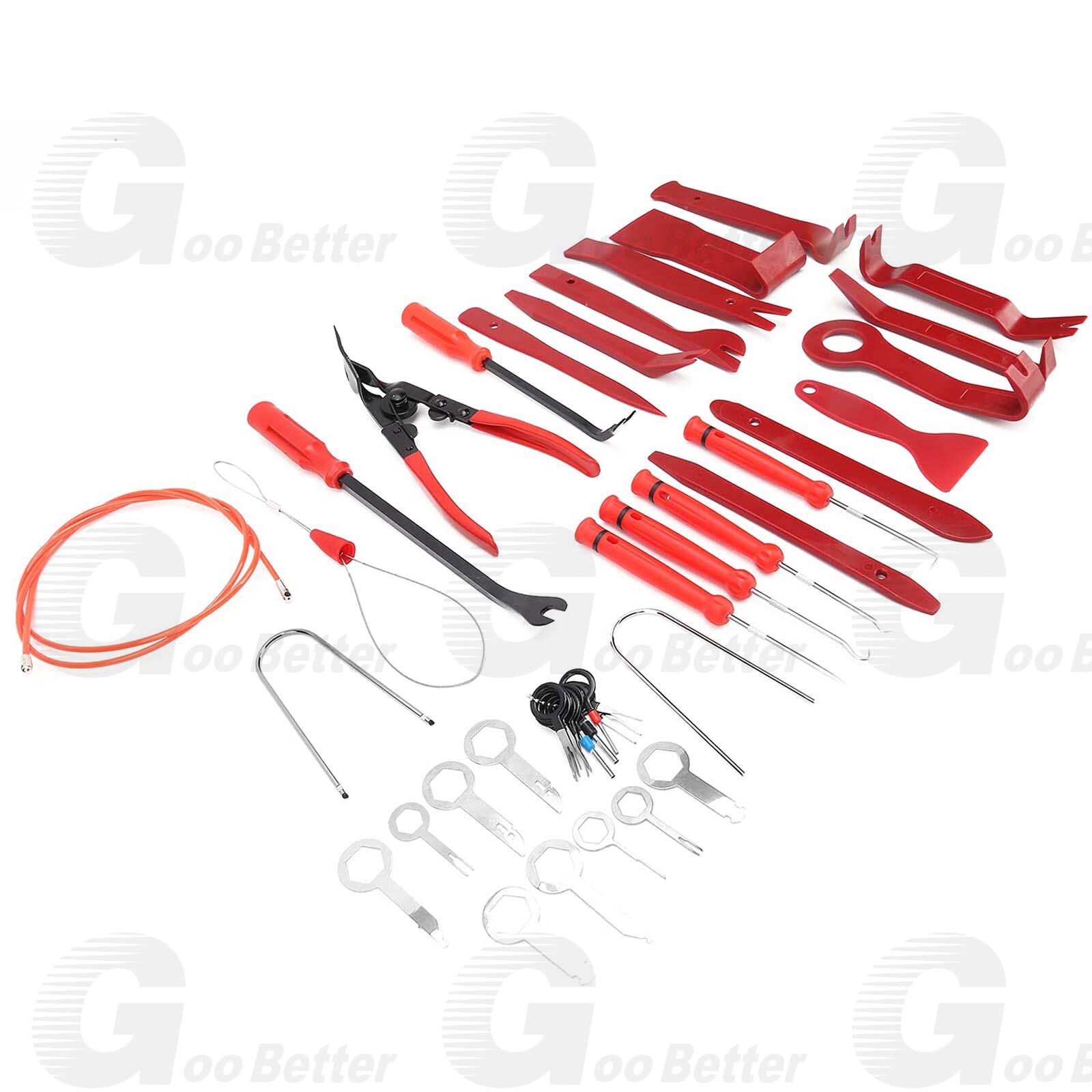 43Pcs Trim Removal Pry Tool Kits for Car Radio Panel Door Dash Clip Fasteners US