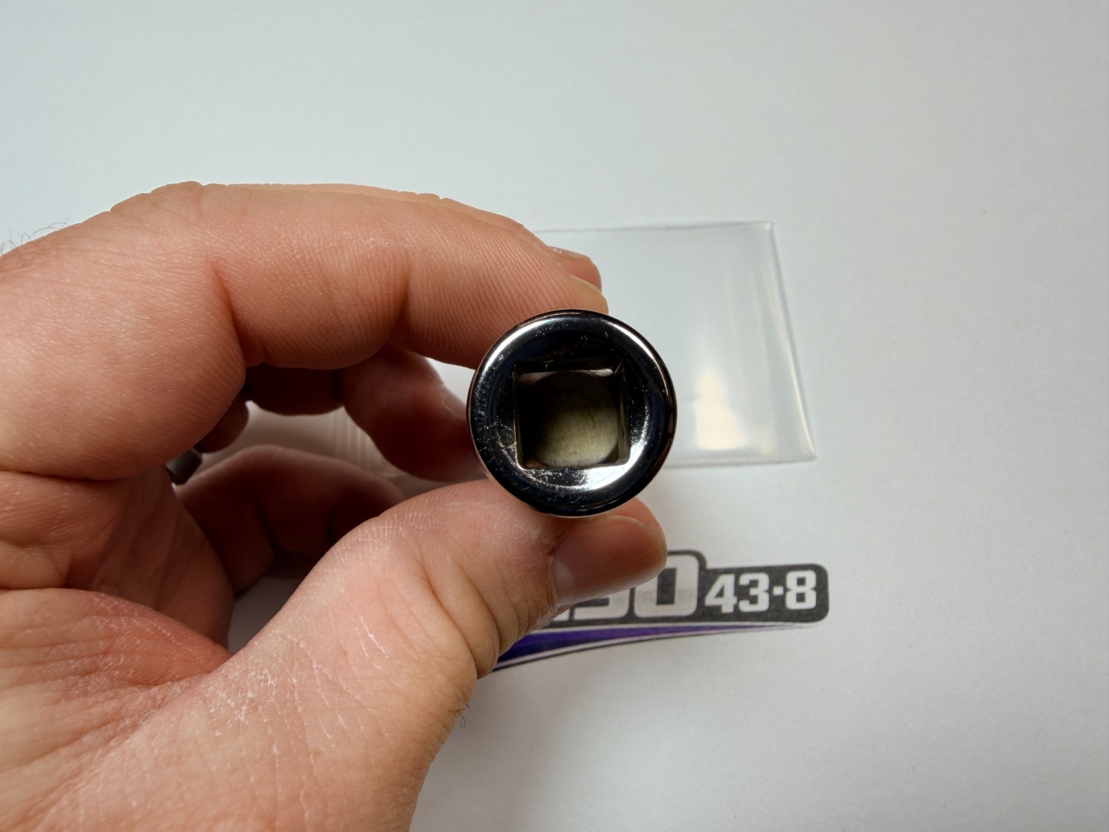 Snap-On Tools NEW 3/8″ Drive 11/16″ SAE 6pt Deep Chrome Swivel Socket FSU22