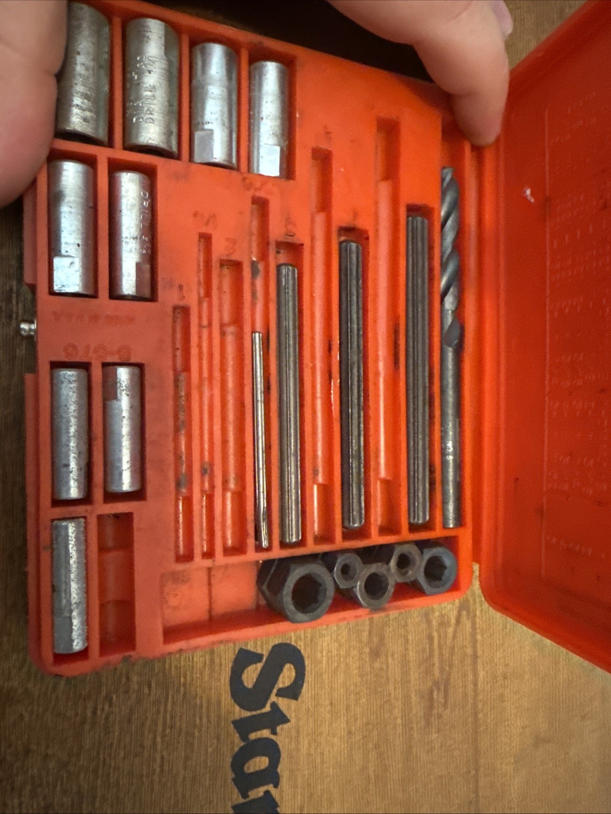 Blue-Point Screw Extractor Set #1020 By SnapOn -In Case- Incomplete