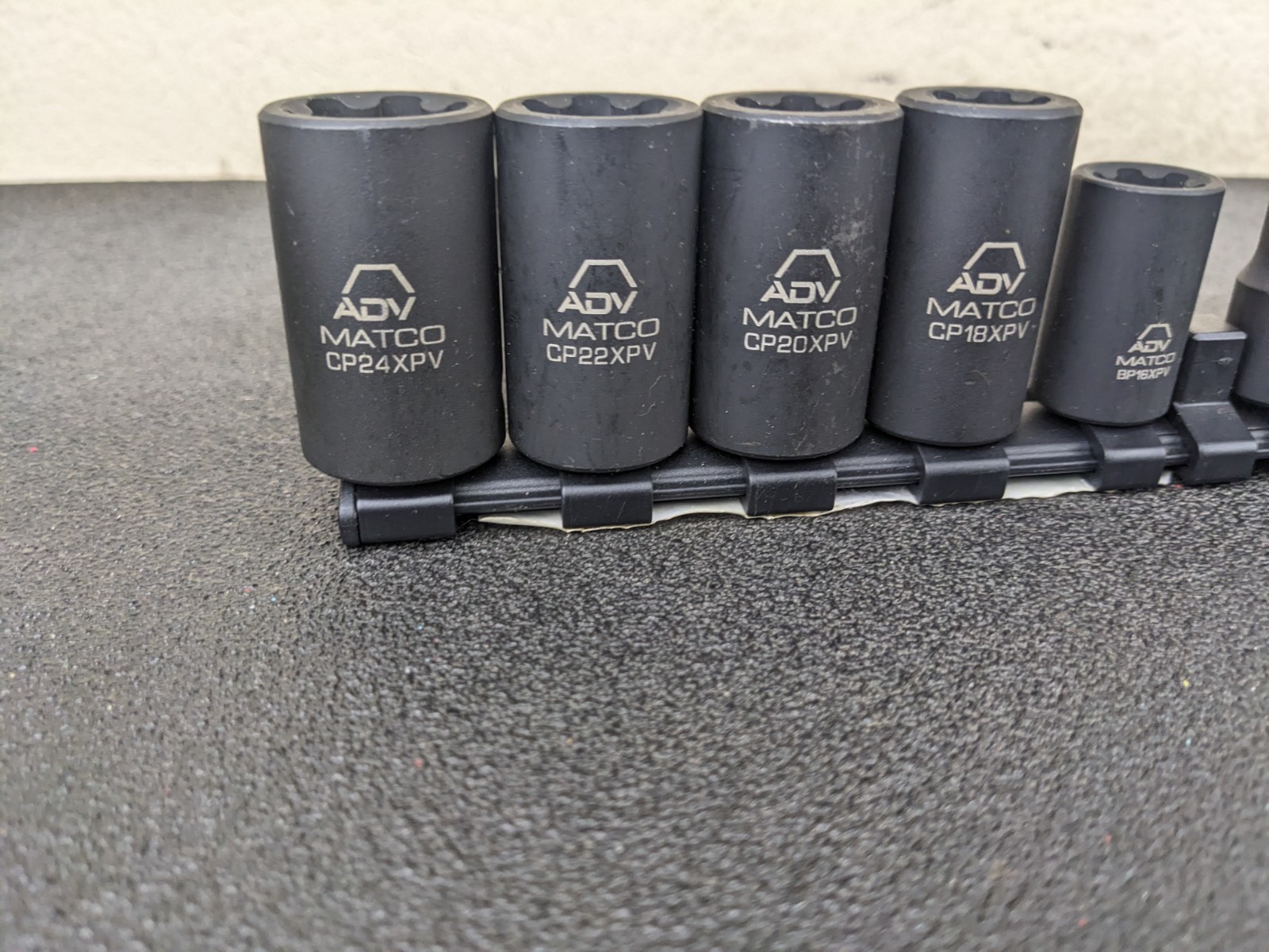 #bp125 Matco Tools NEW SABCP13XPV Inverted Star (Torx) Plus Impact Socket Set