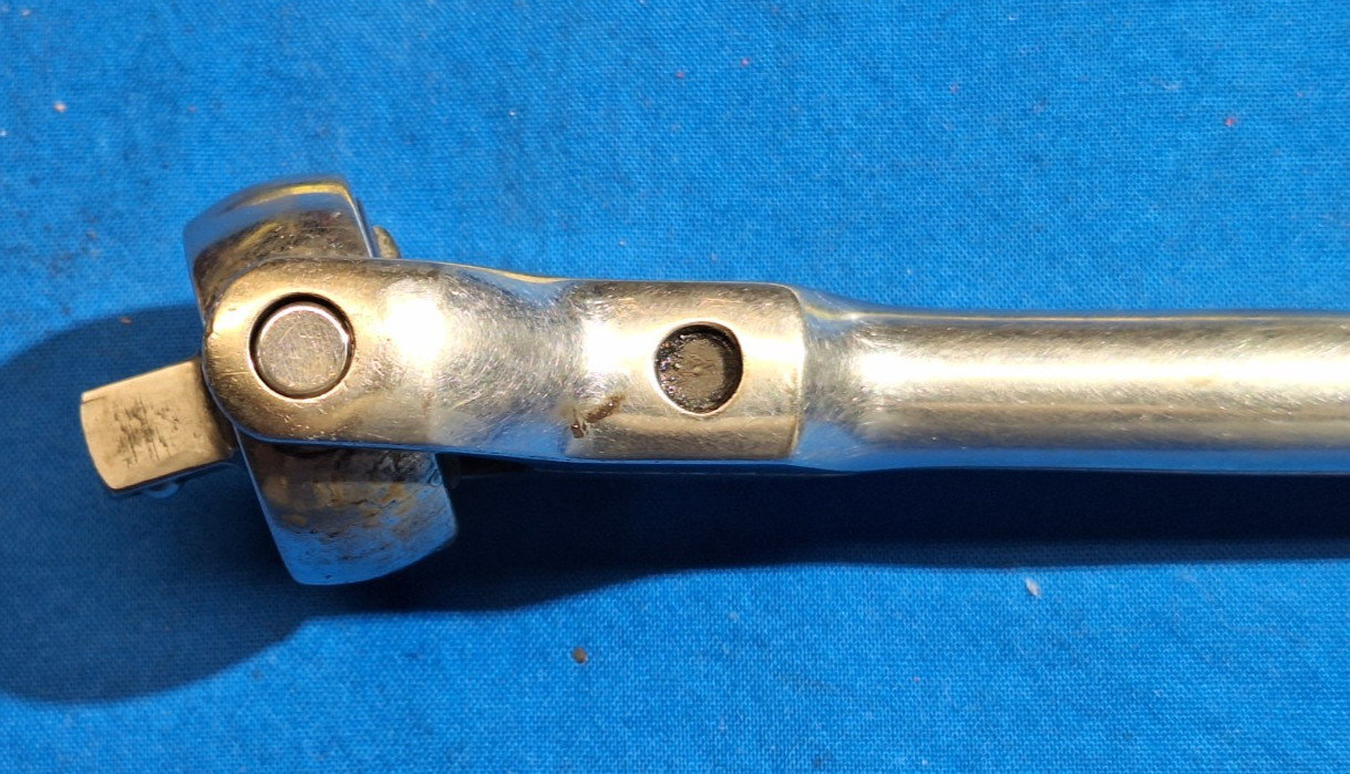 1987 Snap-On F748 10″ long swivel head 3/8″ drive ratchet