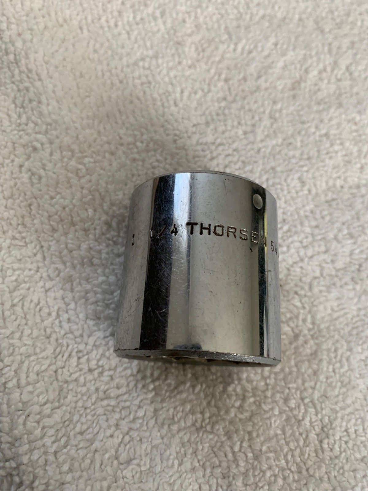 Thorsen 540, 1-1/4 In SAE 1/2” drive 12 Point socket Vintage
