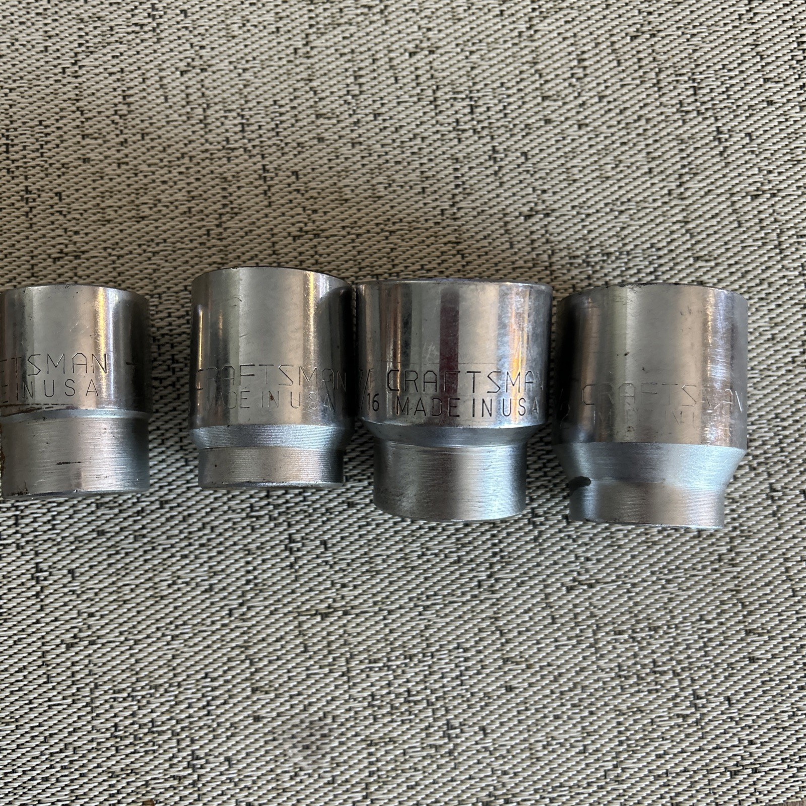 VTG Craftsman 3/4 in Drive, 4 Sockets : 1-1/16, 1-5/16, 1-7/16, 1-1/2 , V USA