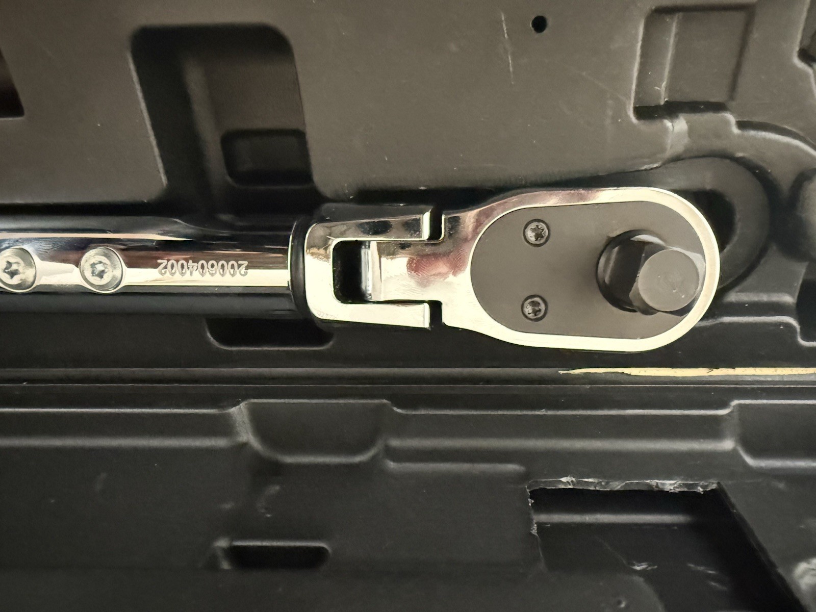 ICON 1/2” Drive Digital Angle Flex Head Torque Wrench Snap Latch Case