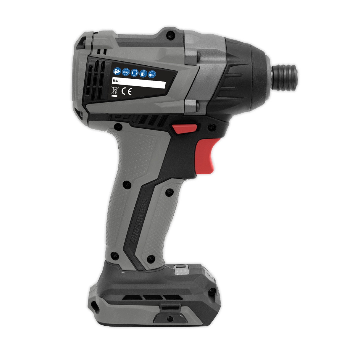 Sealey CP20VIDX Brushless Impact Driver 20V 1/4″Hex 200Nm – Body Only