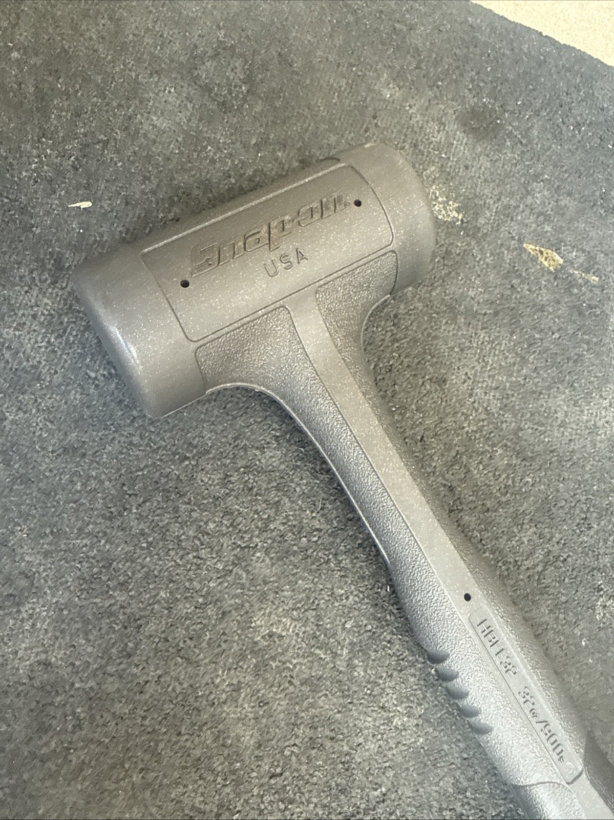 For Snap-on Tools DARK TITANIUM GRIP 32oz Soft Face Dead Blow Hammer HBFE32DT