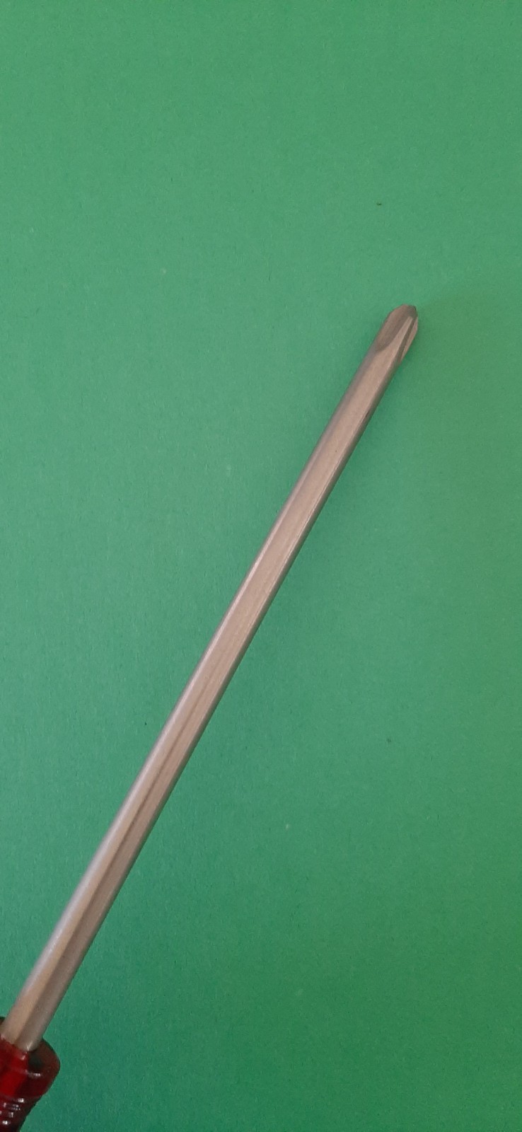 NOS NEW Millers Falls #4 USA No. 850-8 Phillips Head Screwdriver Clear Red E8