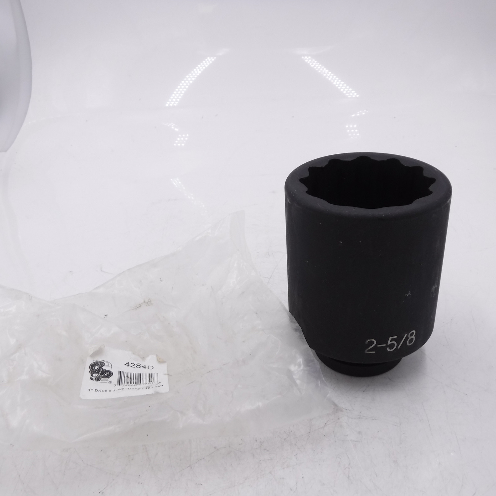 Grey Pneumatic 1″ Drive x 2-5/8″ Deep Standard 12 Point Socket 4284D