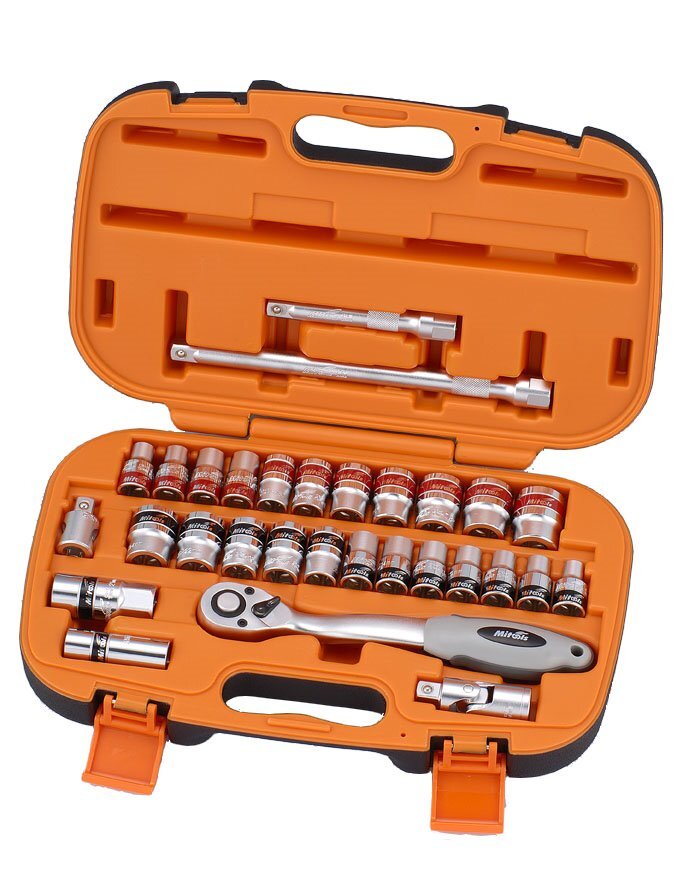 Mitools 1/2″DR 30PCS SOCKET SET – Mertic & SAE size