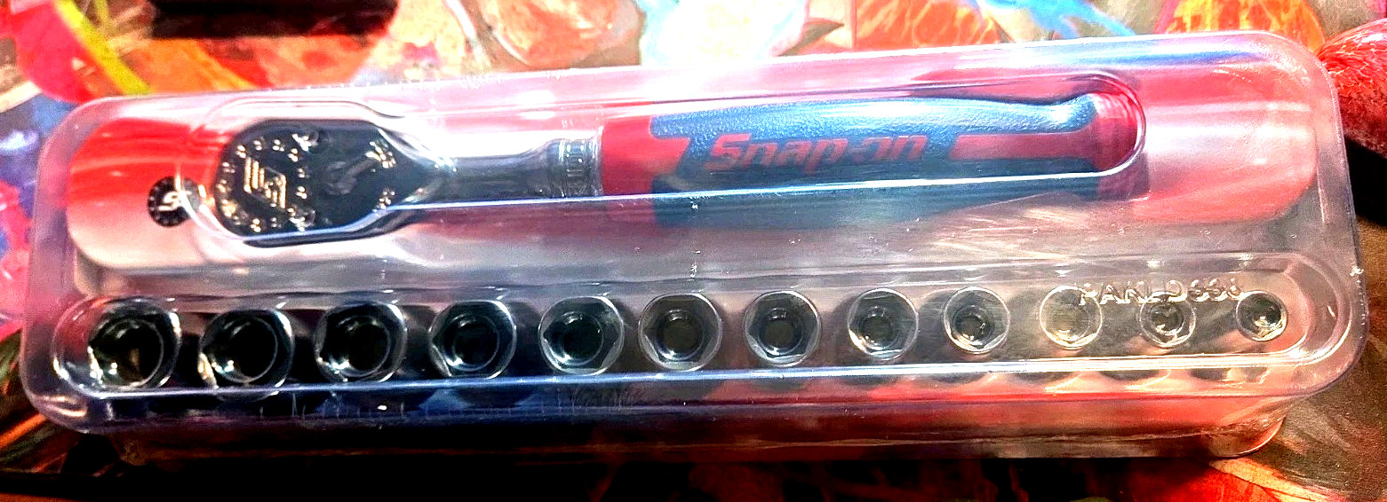Snap On 250th Aniversery Ratchet And Semi Deep Sockets 8-19mm