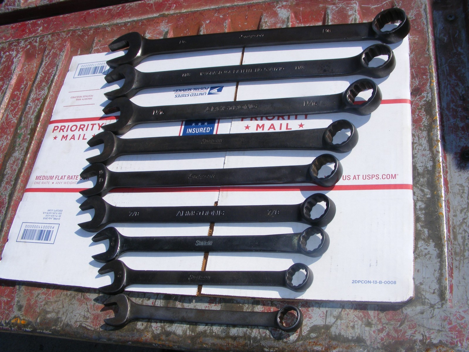 black oxide wrench set sae mostly snap on
