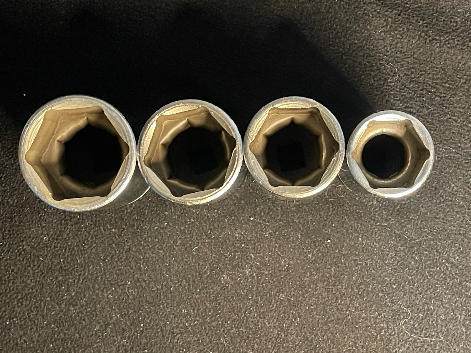 Snap On TS Series 4 Piece 6 Point Deep Socket Set 1/2″ Drive