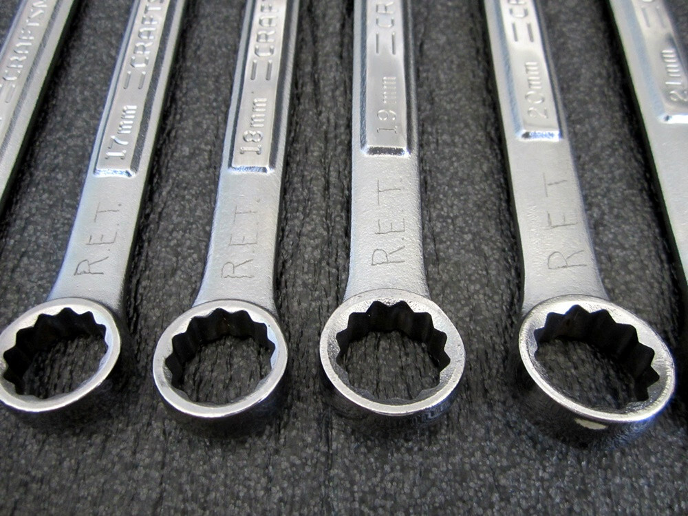 Vintage Craftsman 15pc Metric Combination Wrench Set 9mm to 25mm Made in USA