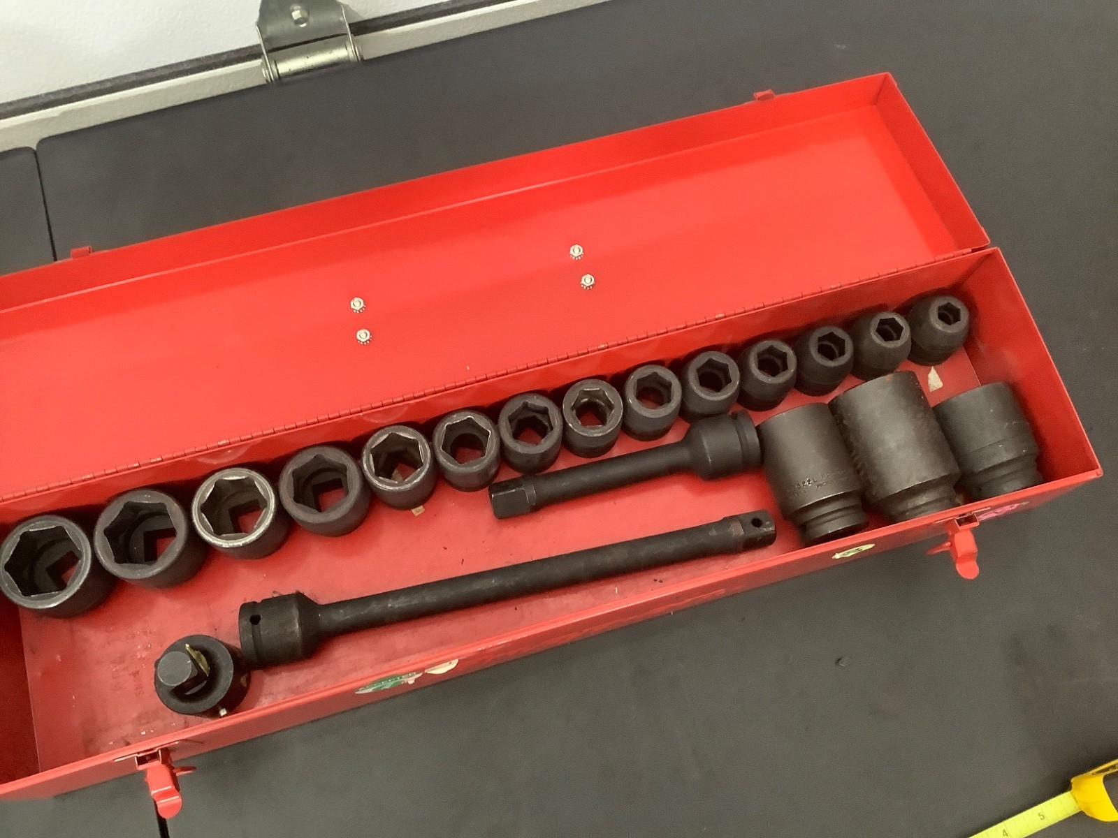 Snap-On Tools 20pc 3/4” Drive Impac Socket Set + extensions 9/16 to 1 5/8