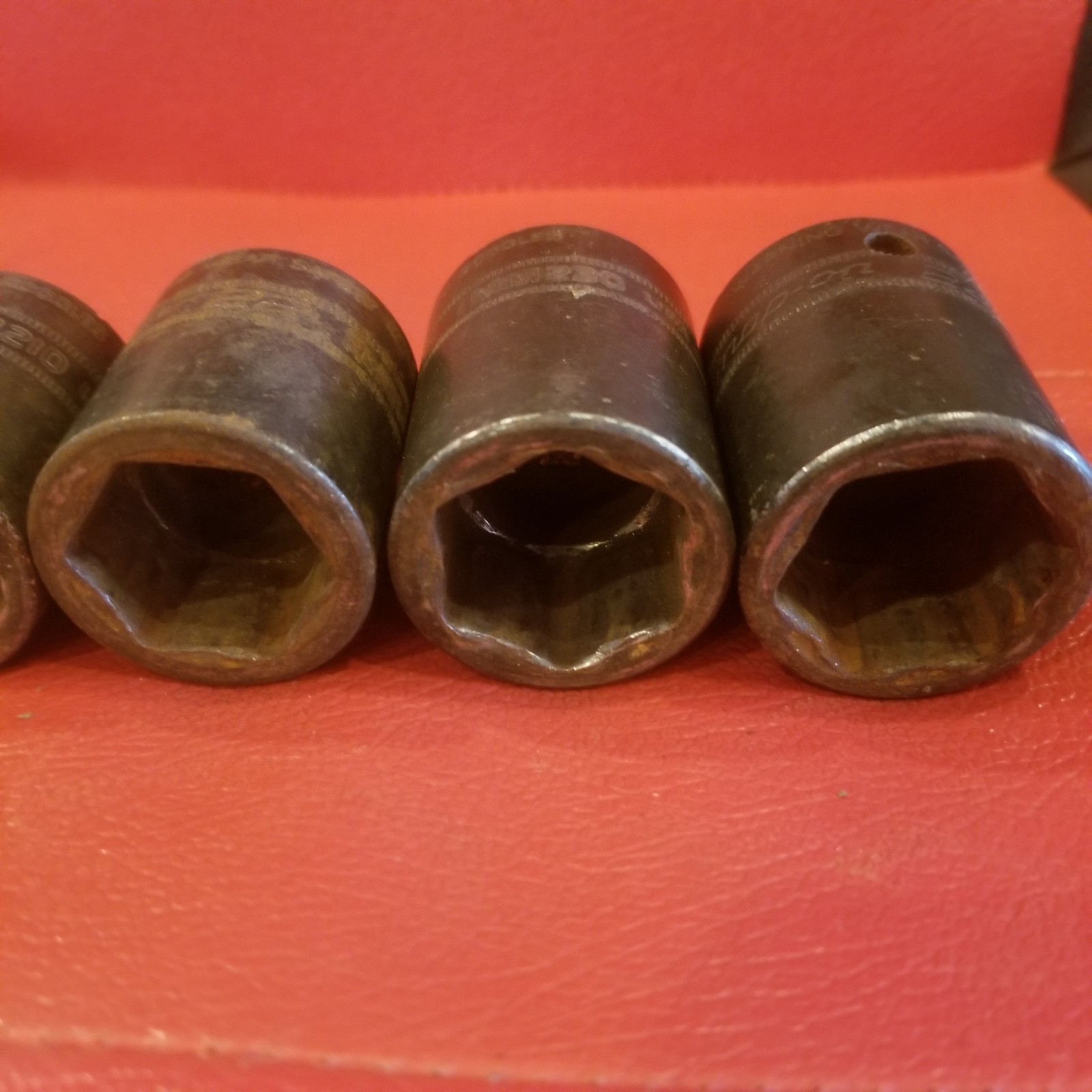 Snap On 1/2 Drive 4pc Impact Socket Set Lot 21mm-24mm IMM210-IMM240