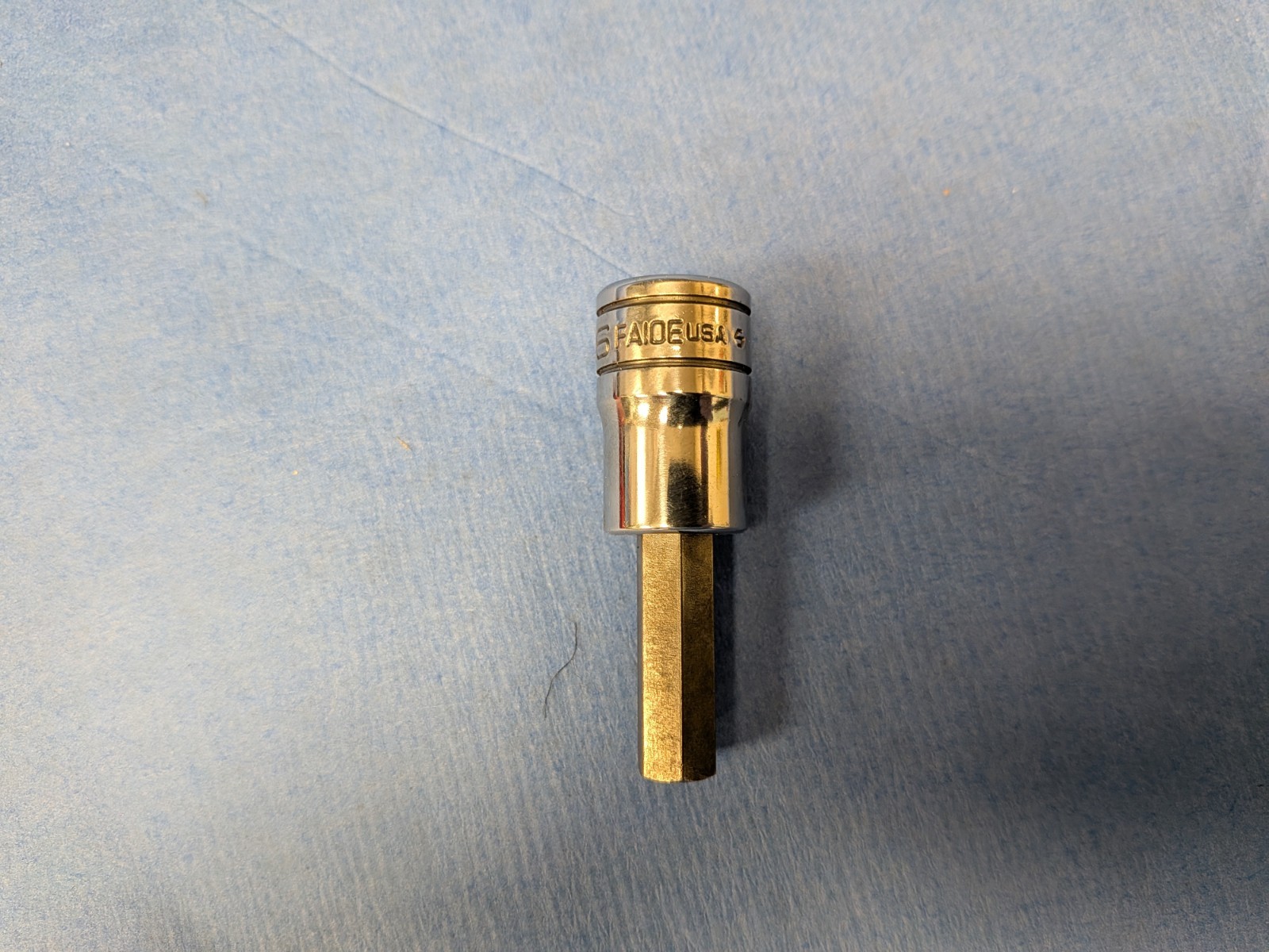 Snap-on Tools 3/8″ Drive Hex Bit Socket Set-6 SAE Sockets-Magnetic Holder, Used.