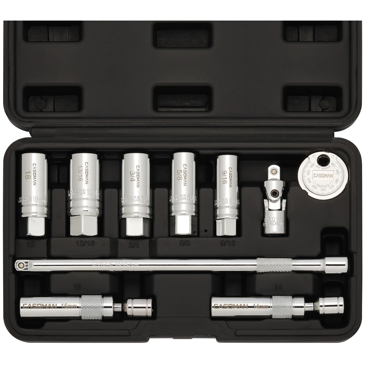 3/8″ Drive Spark Plug Socket Set with Extension
