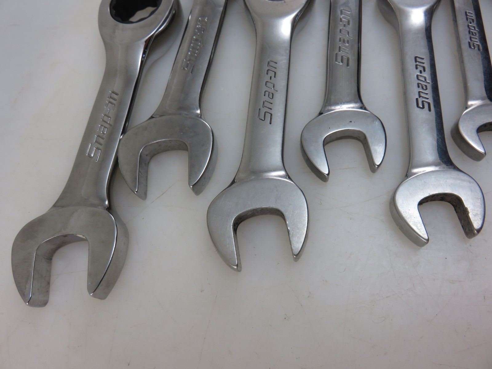 Snap-On METRIC OXIRM Stubby Ratcheting Combination Wrench 7pc Set