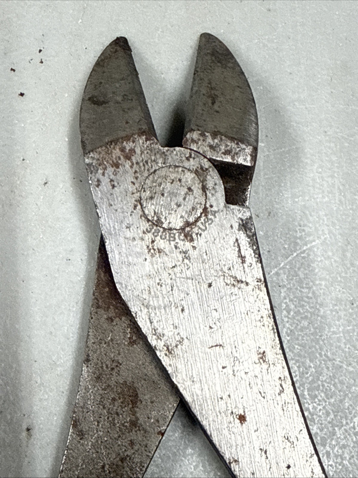 🇺🇸 Snap On Tools HIGH Leverage Diagonal Cutters Pliers 8″ Long Wire Side Red