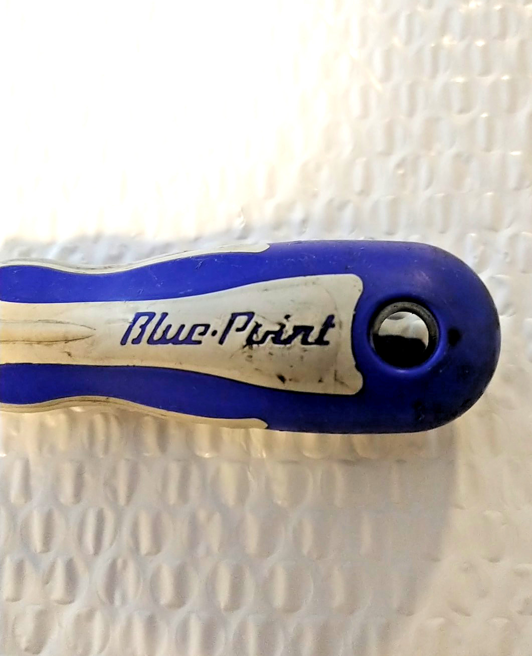 BLUE POINT 3/8″ FLAT / SLOTTED SCREWDRIVER, 12” LONG *COMFORT HANDLE*