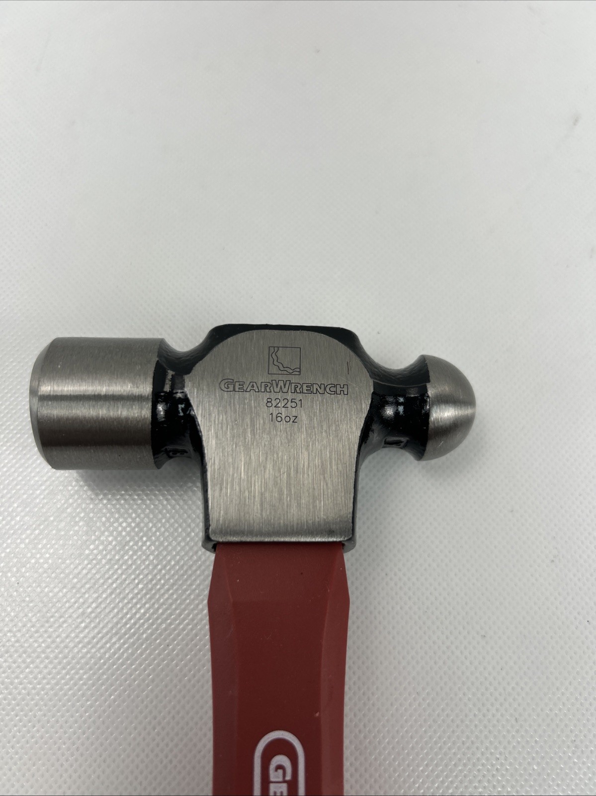 Gearwrench 16oz Ball Peen Hammer w/ Fiberglass Handle & Rubber Grip #82251
