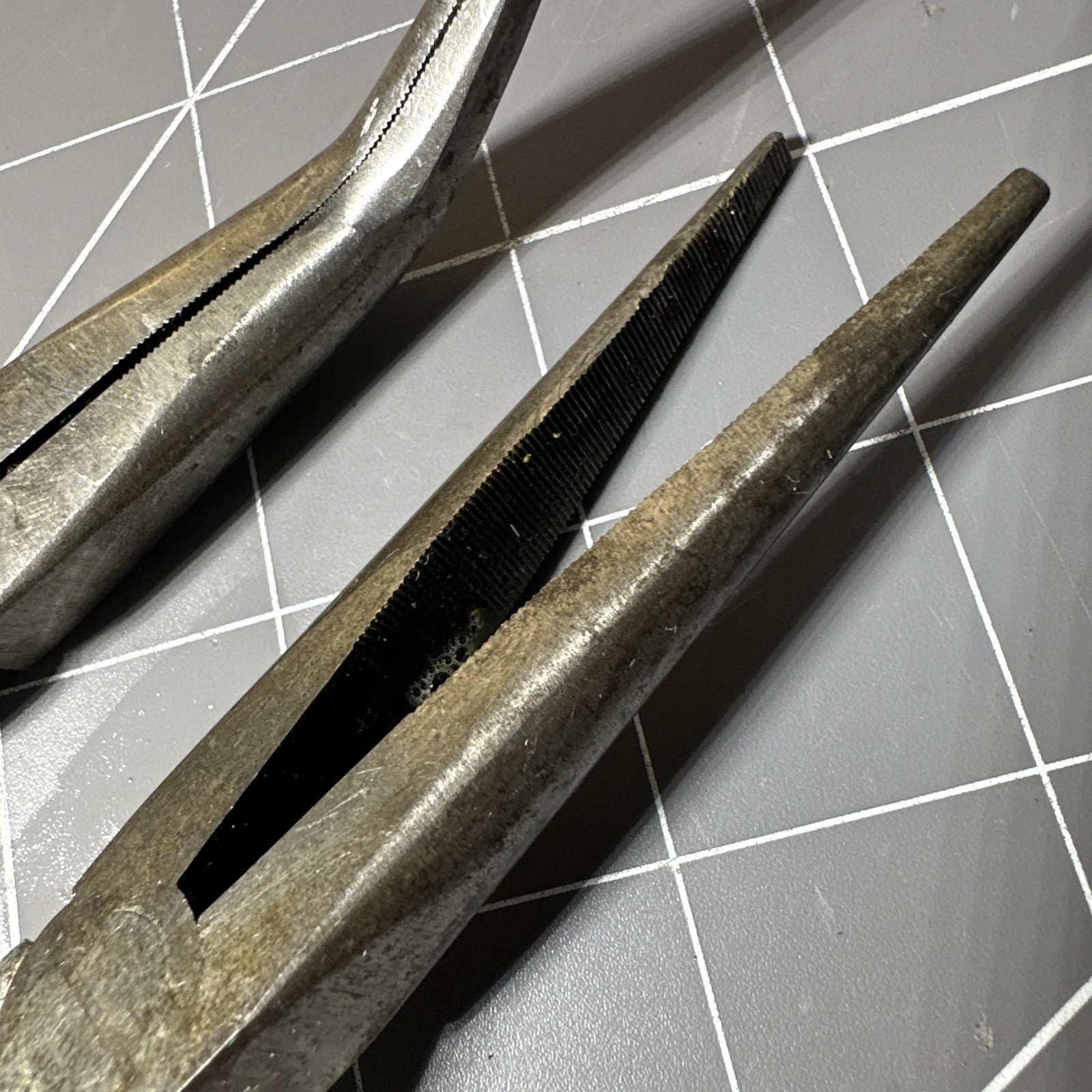 MAC Tools Long Reach Bent & Straight Pliers P116BN & P116S 16″ XL USA Vintage