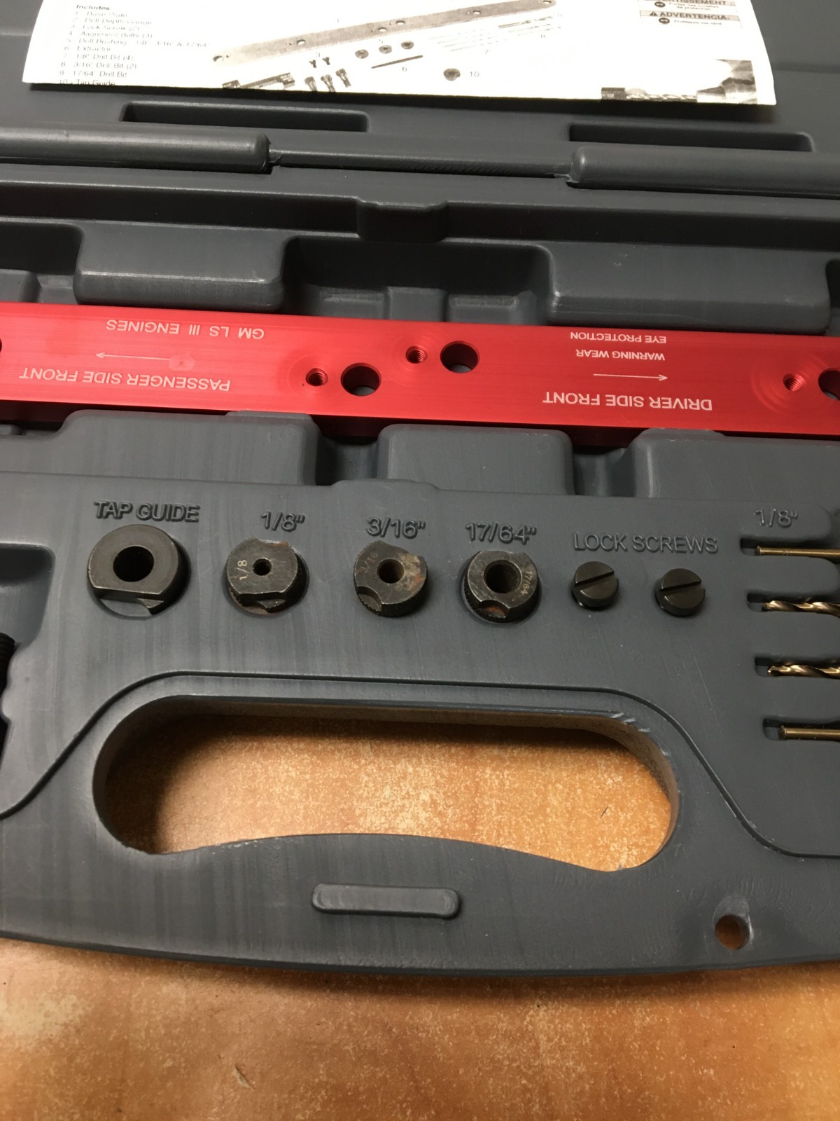 Lisle 71400 Manifold Drill Template, GM 4.8L, 5.3L, 6.0L
