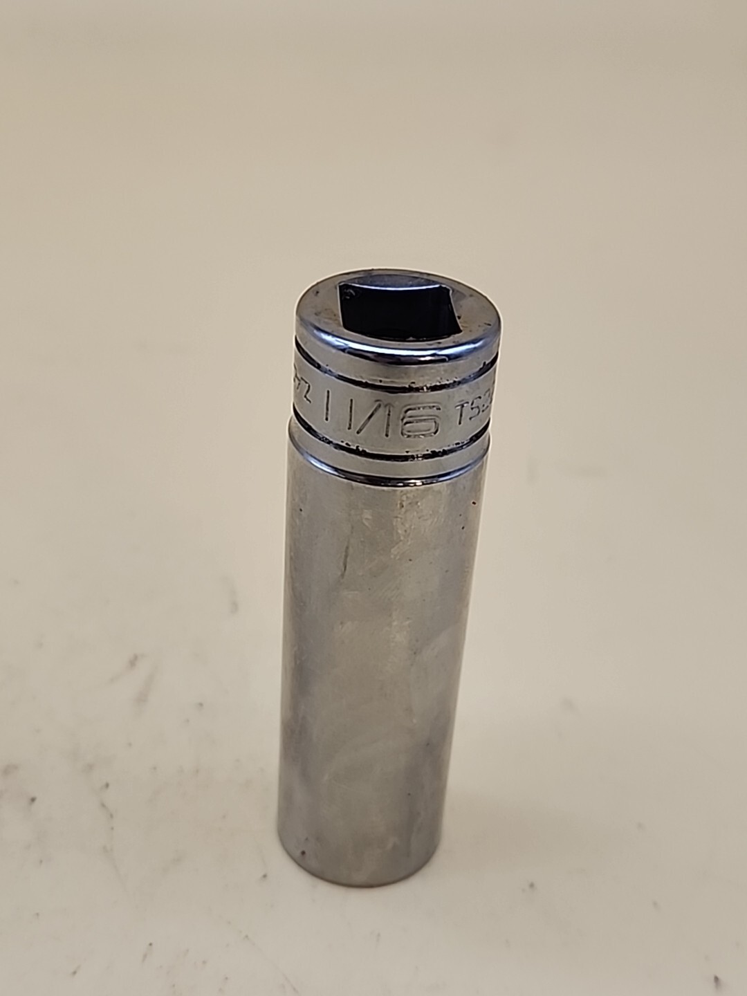 Snap-on Tools TS221 11/16″ SAE Flank Drive Deep Socket 1/2″ Drive 6 pt USA