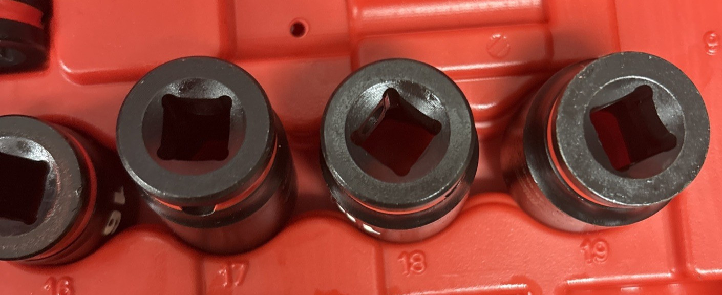 Milwaukee 3/8 Inch Drive SAE and Metric 6 Point Impact Socket Set (42-Piece)