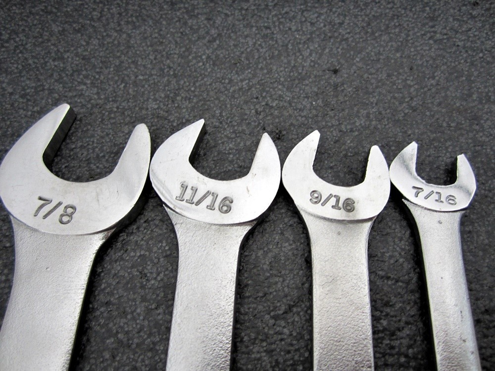Vintage Craftsman 4pc SAE Tappet Wrench Set -V- Made in USA