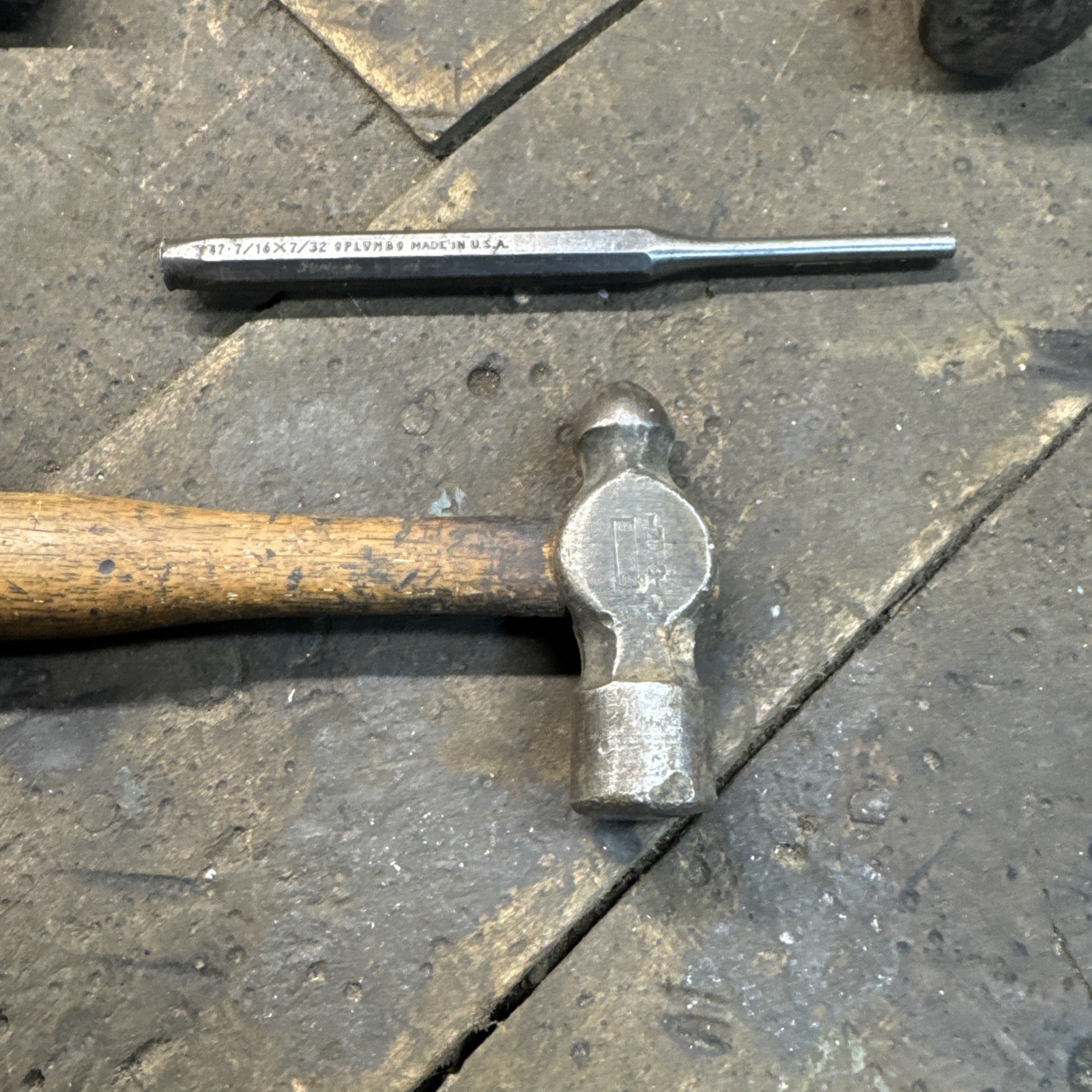 LOT Vintage Plomb Tool Gear Puller hammers punch ratchet sockets