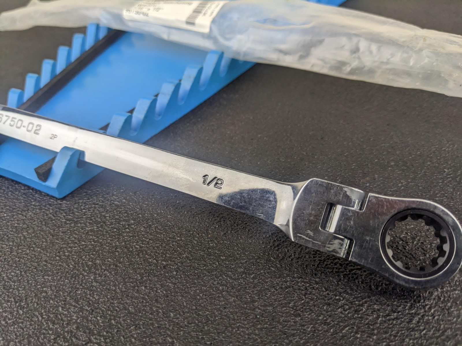 #bk170 Steelman Pro 7/16″ x 1/2″ SAE Flex Double Box End Ratcheting Wrench