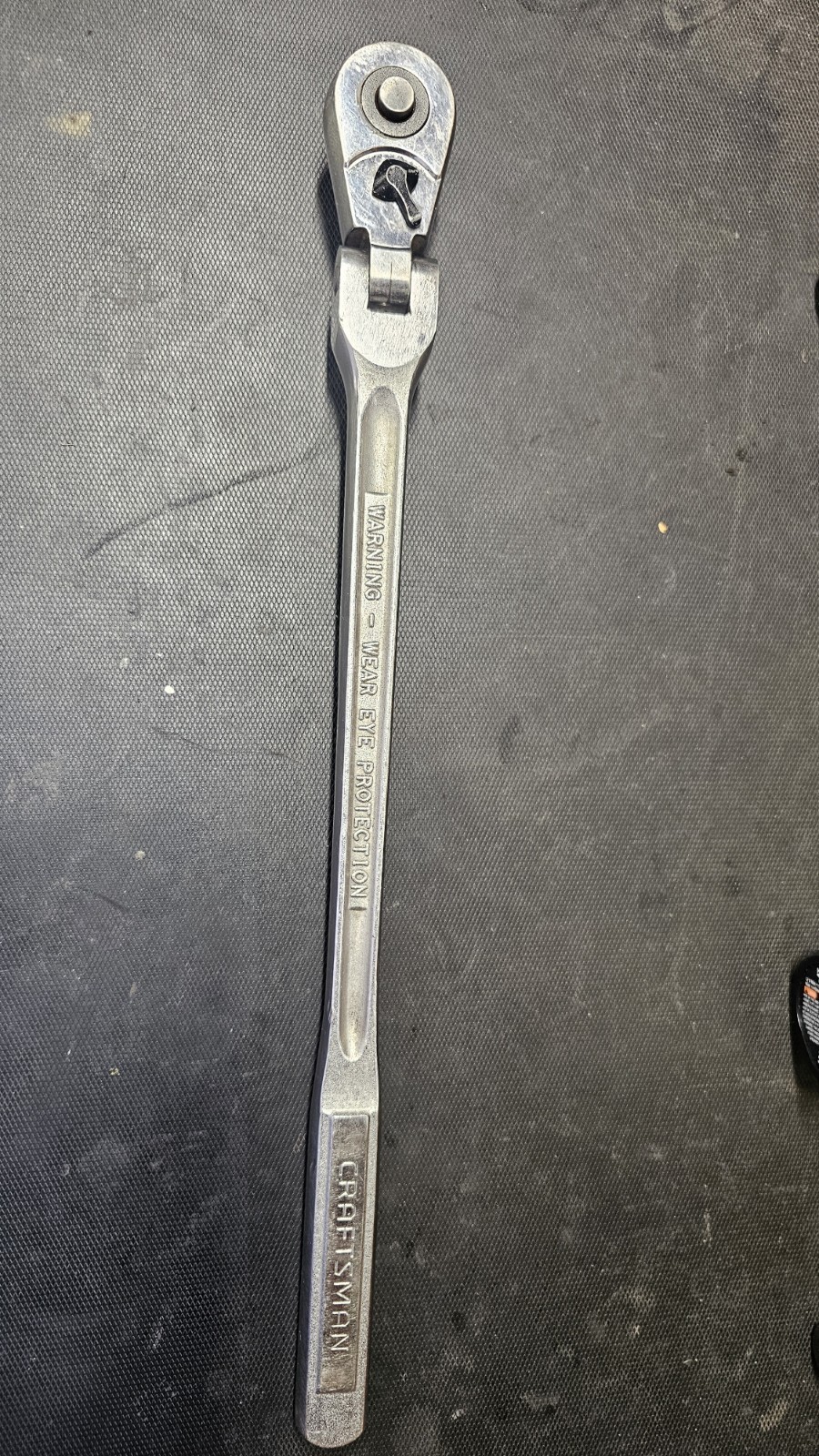 Vintage CRAFTSMAN 44816 D-AD Flex Head Ratchet 1/2″ Drive Long Handle