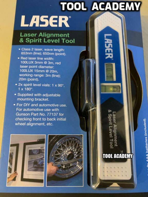 Laser Wheel Alignment line and beam Tool with 2 spirit levels Wheel Alignment –