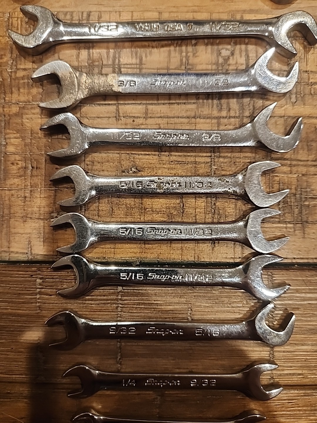 *SNAP ON TOOLS MISC SMALL WRENCHES DIFFERENT SIZES