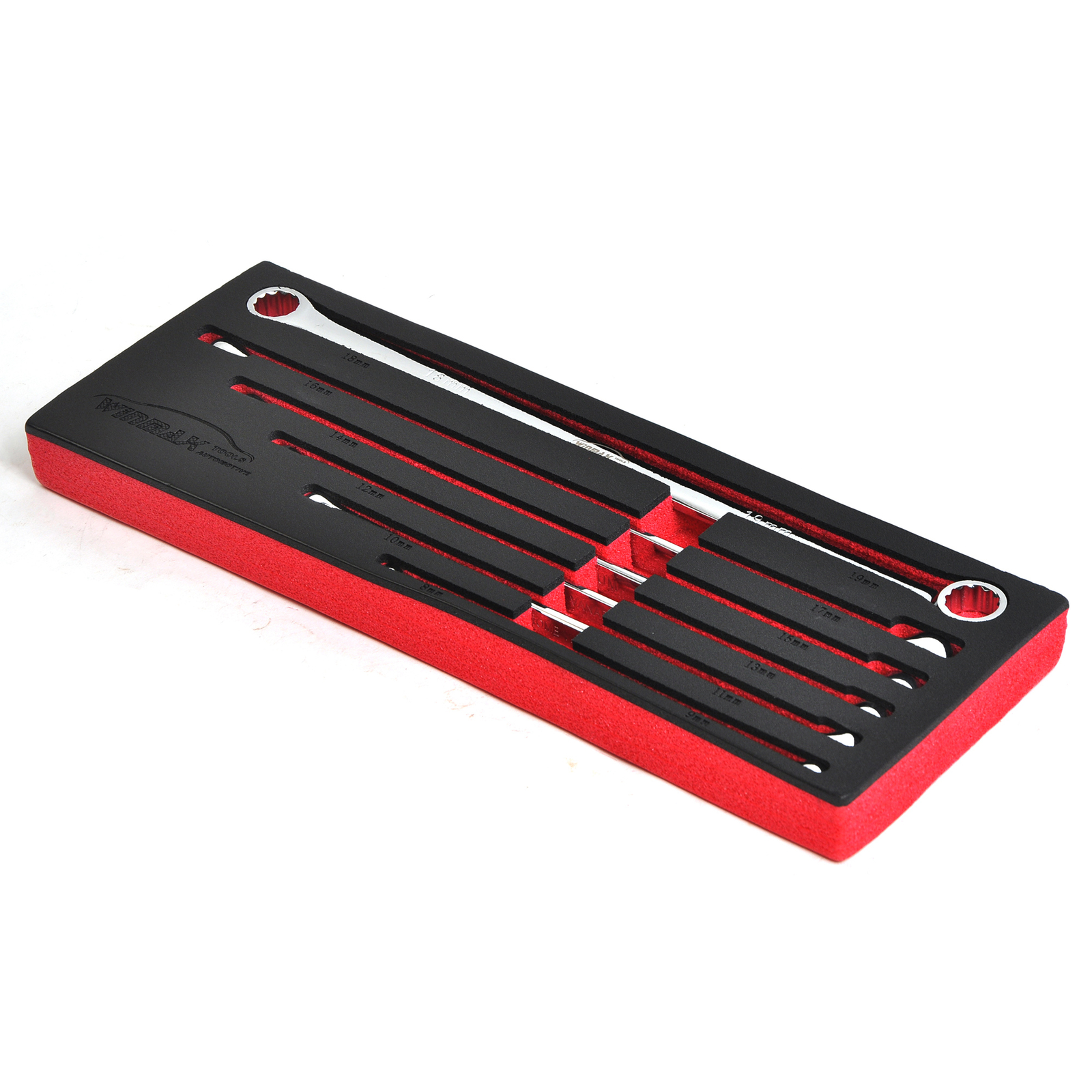 Extra Long 6PCS Box End Wrench Set, Metric Durable Aviation Spanner CRV 8mm-19mm