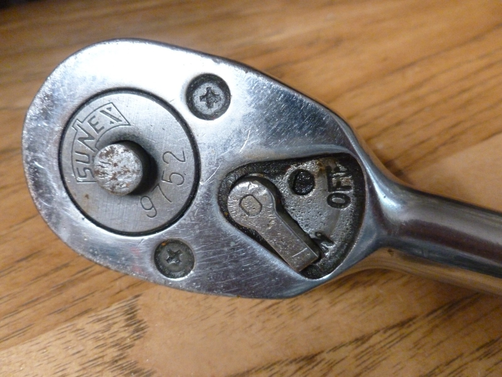 VINTAGE – USED – OLD Nice – SUNEX 1/2″ DRIVE PROFESSIONAL RATCHET #9752